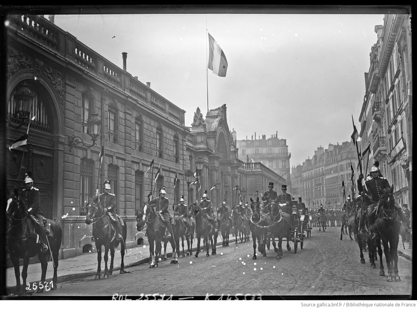 Le carrosse du président de la République