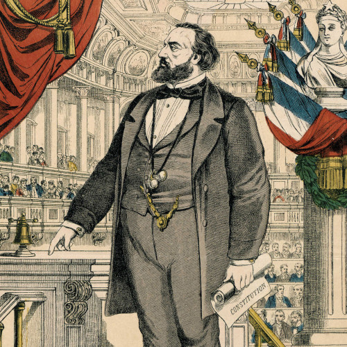 Léon Gambetta, le père de la République française contemporaine. Source : essentiels.bnf.fr