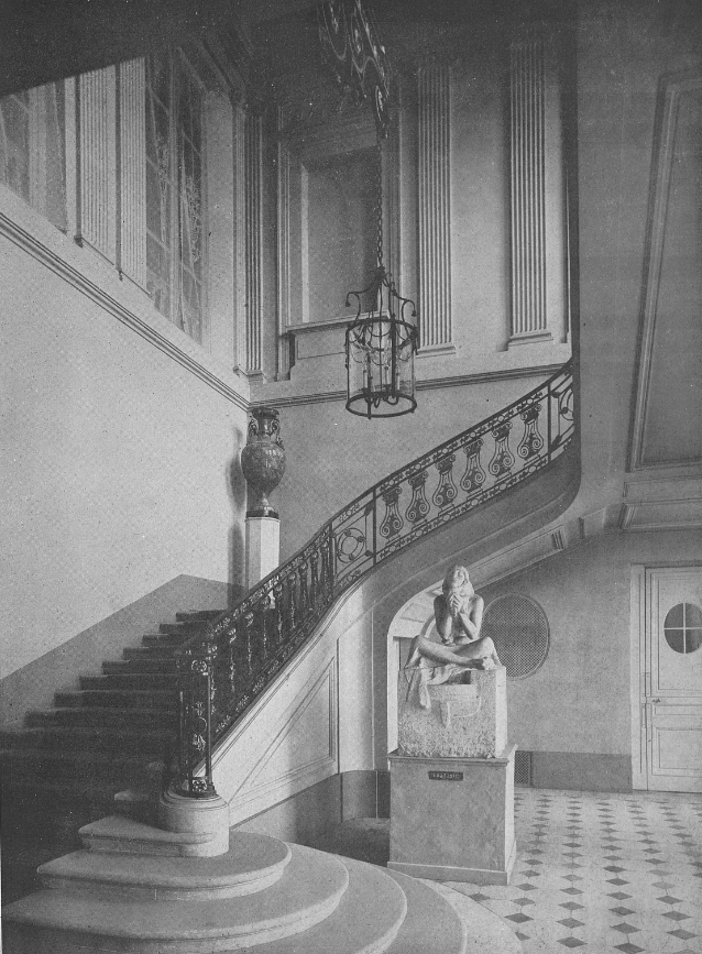 L’escalier d’honneur. Source : Cité de l’Architecture.
