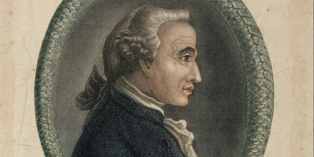 Emmanuel Kant. Source : BNF.
