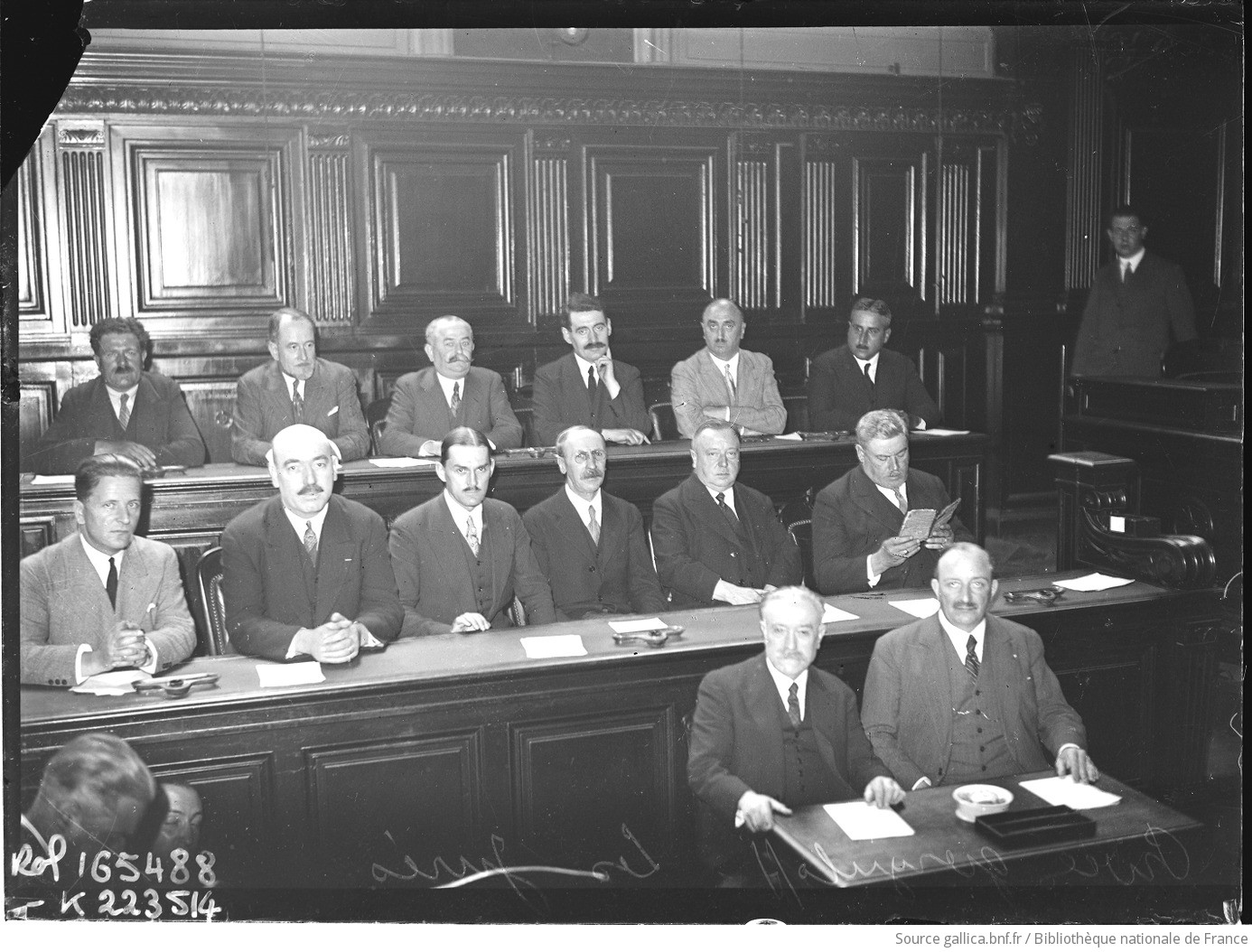 Les jurés du procès Gorguloff, condamné à mort pour l’assassinat du président Paul Doumer