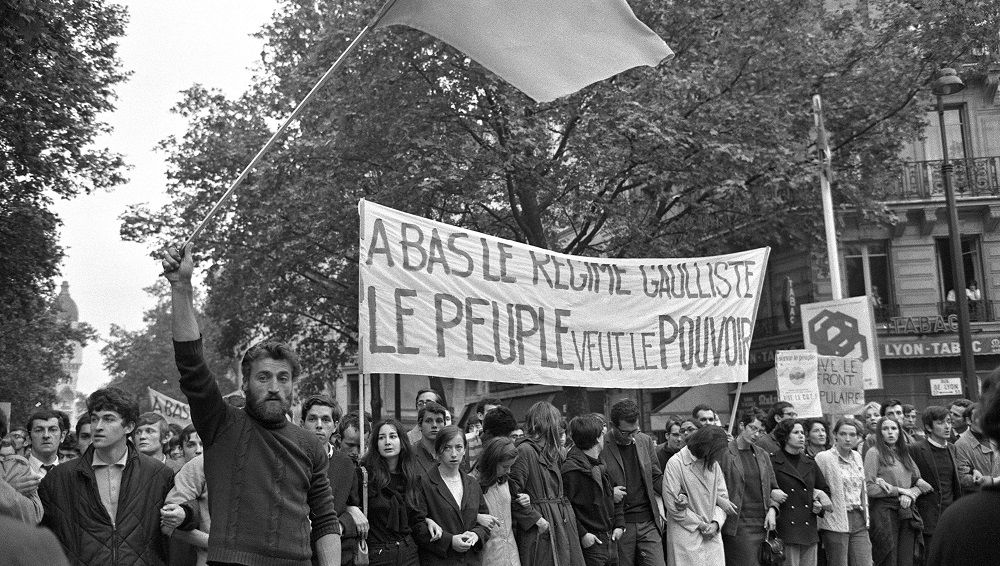 Manifestation le 24 mai 1968. Source : Agence France Presse.