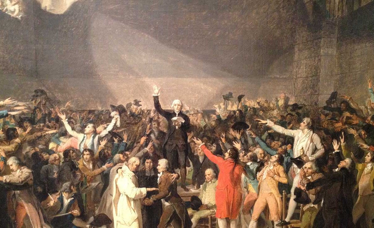 Le serment du jeu de paume, par David.